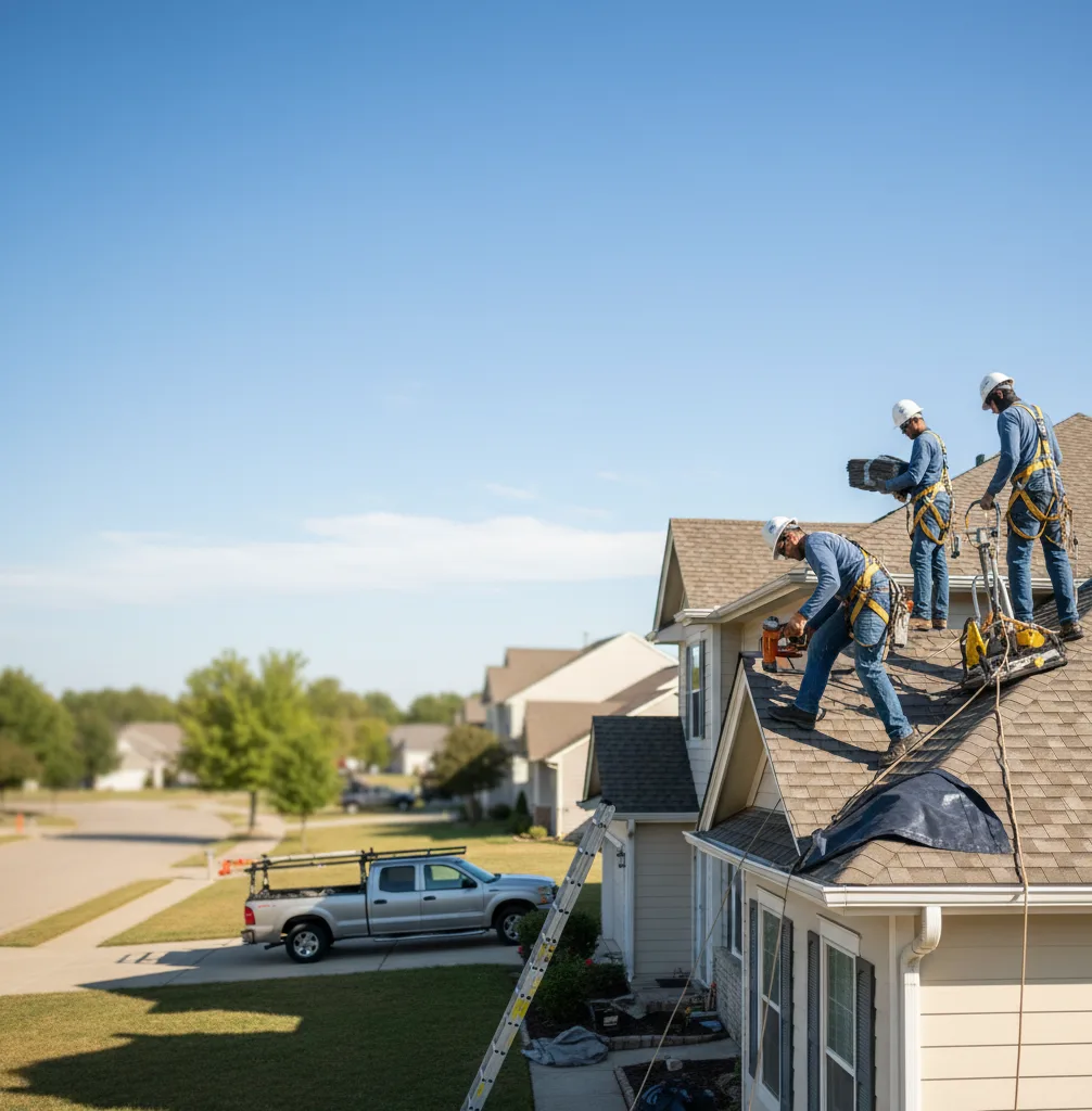 Roof Repair in Olin